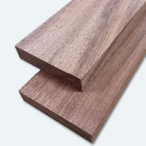 Two pieces of West African Utile planed all round