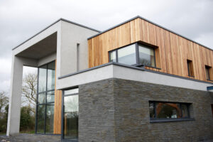 Register - Cedar cladding on a building